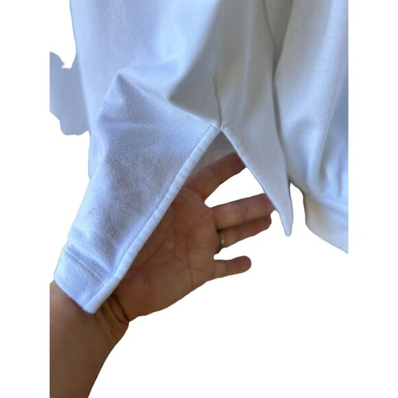 a.n.a. Small Long Puff Sleeve White Top - Picture 5 of 6